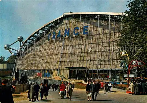 AK / Ansichtskarte Exposition Universelle Bruxelles 1958 Pavillon de la France  Kat. Expositions