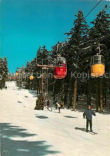 AK / Ansichtskarte Seilbahn Wurmberg Braunlage  Kat. Bahnen