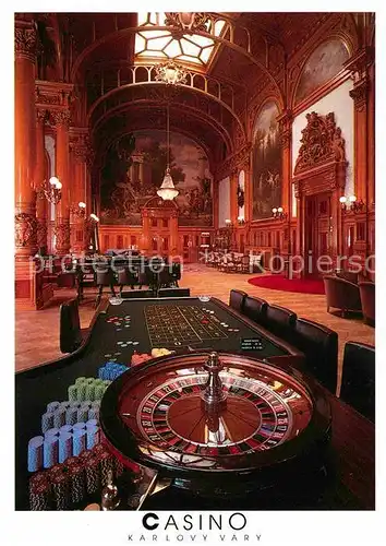 AK / Ansichtskarte Casino Spielbank Karlovy Vary Roulette  Kat. Spiel