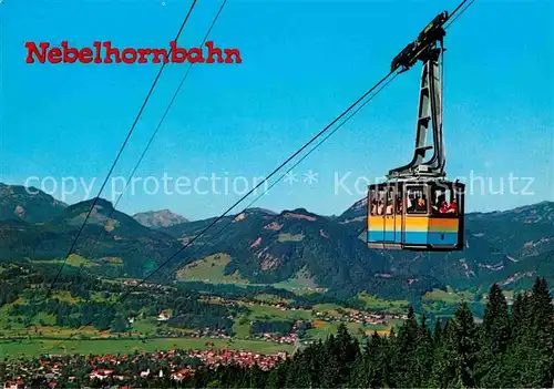 AK / Ansichtskarte Seilbahn Nebelhorn Oberstdorf  Kat. Bahnen