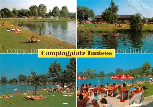 AK / Ansichtskarte Hochdorf Breisgau Campingplatz Tunisee Details Kat. Freiburg im Breisgau