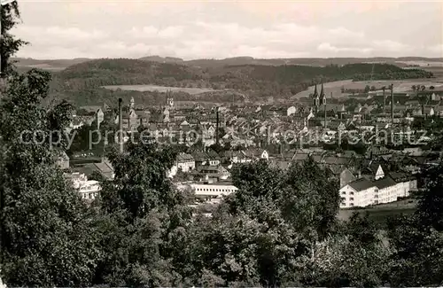 AK / Ansichtskarte Hof Saale Panorama Kat. Hof