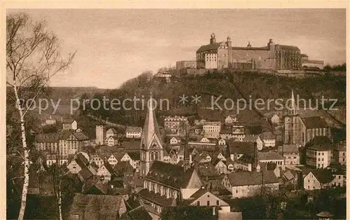 AK / Ansichtskarte Kulmbach Teilansicht mit Schloss Kat. Kulmbach