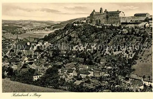 AK / Ansichtskarte Kulmbach Stadtblick mit Plassenburg Kat. Kulmbach