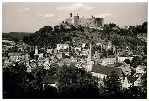 AK / Ansichtskarte Kulmbach Stadtblick mit Plassenburg Kat. Kulmbach