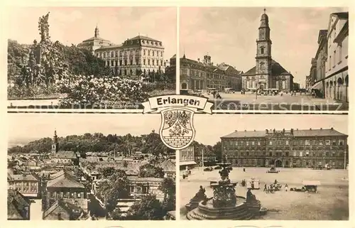 AK / Ansichtskarte Erlangen Kollegienhaus Schloss Luitpoldplatz  Kat. Erlangen