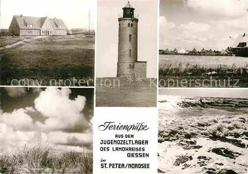 AK / Ansichtskarte St Peter Ording Jugendzeltlager  Kat. Sankt Peter Ording