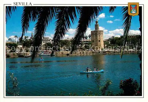 AK / Ansichtskarte Sevilla Andalucia Torre del Oro desde Triana Kat. Sevilla 