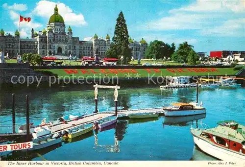 AK / Ansichtskarte Victoria British Columbia Inner Harbour  Kat. Victoria