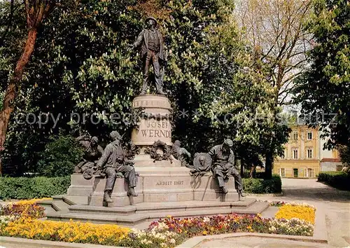 AK / Ansichtskarte Steyr Enns Oberoesterreich Josef Werndl Denkmal Kat. Steyr