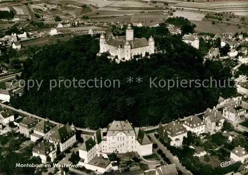 AK / Ansichtskarte Montabaur Westerwald Fliegeraufnahme Schloss Kat. Montabaur