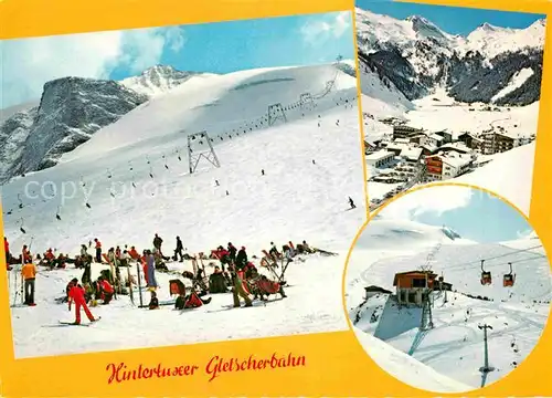 AK / Ansichtskarte Seilbahn Gletscherbahn Hintertux Sektion III Gefrorener Wandspitze  Kat. Bahnen