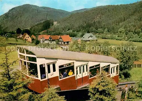 AK / Ansichtskarte Zahnradbahn Oberweissbacher Bergbahn Talstation Obstfelderschmiede  Kat. Bergbahn