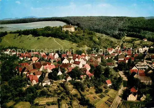AK / Ansichtskarte Schwalenberg Stadt und Burg Fliegeraufnahme Kat. Schieder Schwalenberg