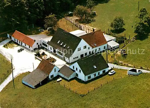 AK / Ansichtskarte Blasheim Pension Jaeger Klause Fliegeraufnahme Kat. Luebbecke