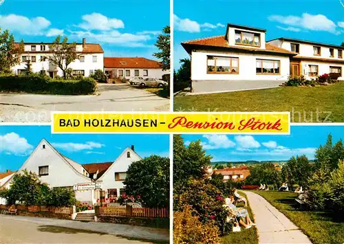 AK / Ansichtskarte Bad Holzhausen Luebbecke Pension Stork Park Kat. Preussisch Oldendorf