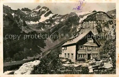 AK / Ansichtskarte Ebenalp Berggasthaus Appenzeller Alpen Kat. Ebenalp