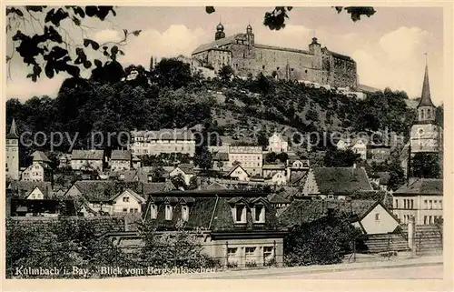 AK / Ansichtskarte Kulmbach Stadtblick mit Plassenburg Kat. Kulmbach