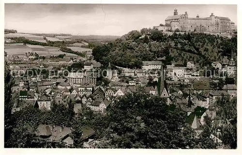 AK / Ansichtskarte Kulmbach Stadtblick mit Plassenburg Kat. Kulmbach