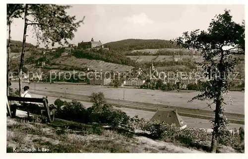 AK / Ansichtskarte Kulmbach Panorama mit Plassenburg Kat. Kulmbach