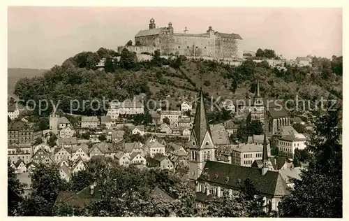 AK / Ansichtskarte Kulmbach Stadtblick mit Plassenburg Kat. Kulmbach