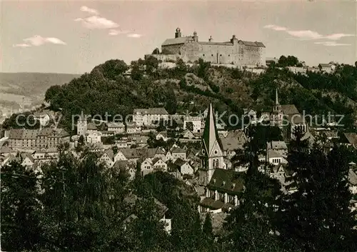 AK / Ansichtskarte Kulmbach Stadtblick mit Plassenburg Kat. Kulmbach