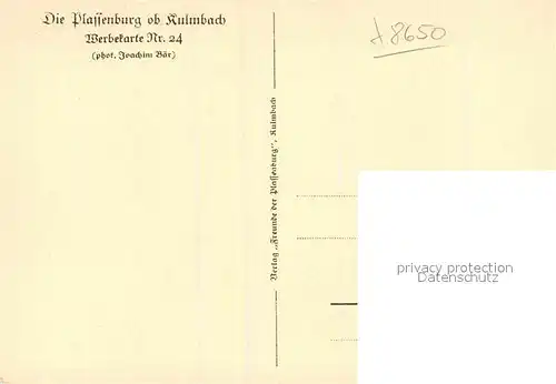 AK / Ansichtskarte Kulmbach Plassenburg Innenerker Kat. Kulmbach