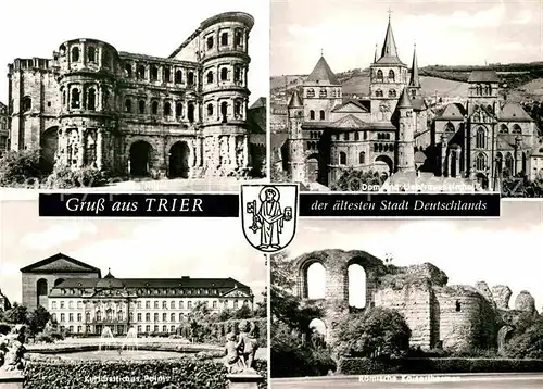 AK / Ansichtskarte Trier Porta Nigra Dom Liebfrauenkirche Kurfuerstliche Residenz Kat. Trier