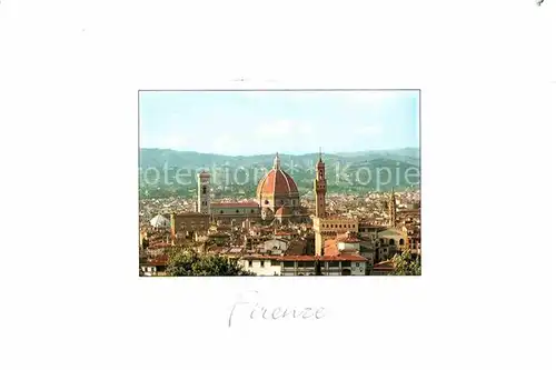 AK / Ansichtskarte Firenze Toscana Dom Palazzo Vecchio Kat. Firenze