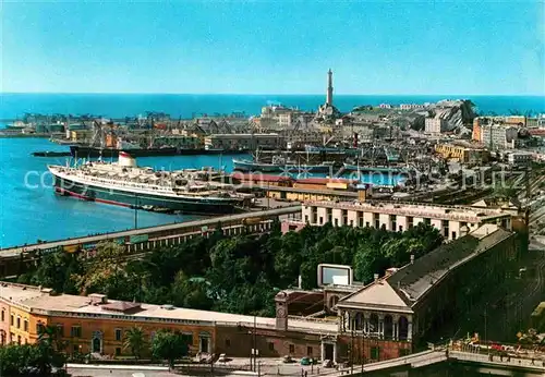 AK / Ansichtskarte Genova Genua Liguria Hafenpanorama Kat. Genova