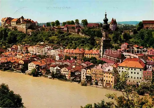 AK / Ansichtskarte Burghausen Salzach Gesamtansicht  Kat. Burghausen