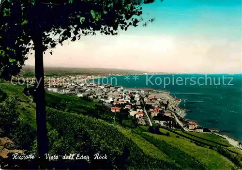 AK / Ansichtskarte Riccione Blick vom Berg Eden