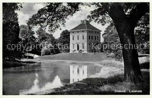 AK / Ansichtskarte Dessau Rosslau Luisium Schloss Park Kat. Dessau Rosslau