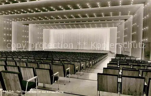 AK / Ansichtskarte Bad Orb Theatersaal in der Konzerthalle Kat. Bad Orb