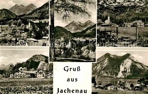 AK / Ansichtskarte Jachenau Gesamtansicht mit Alpenpanorama Kat. Jachenau
