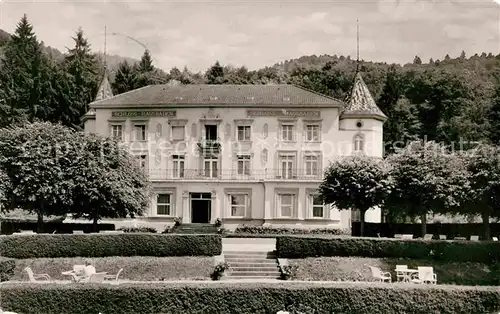 AK / Ansichtskarte Badenweiler Sanatorium Schloss Hausbaden Thermalkurort im Schwarzwald Kat. Badenweiler