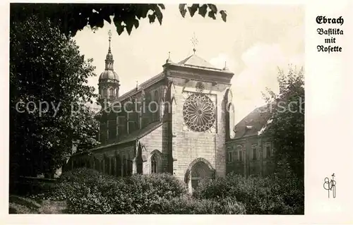 AK / Ansichtskarte Ebrach Oberfranken Basilika mit Rosette Kat. Ebrach