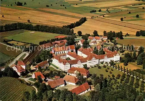 AK / Ansichtskarte Salem Baden Markgraefliches Schloss und Schule Fliegeraufnahme Kat. Salem