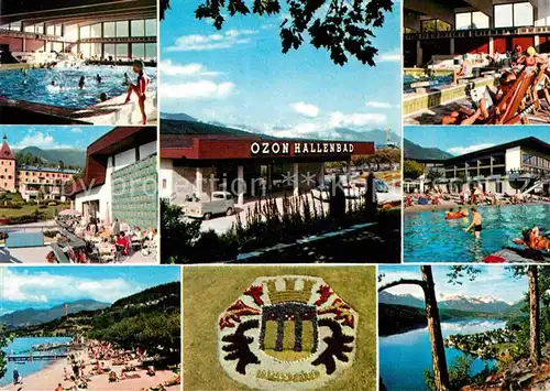 AK / Ansichtskarte Millstatt Millstaettersee Ozon Hallenbad Badestrand am See Alpen Kat. Millstatt Millstaetter See