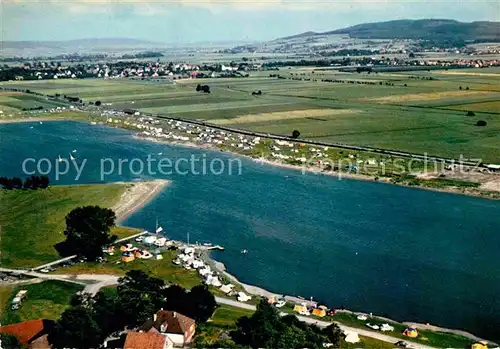 AK / Ansichtskarte Rinteln Weser Doktorsee Fliegeraufnahme Kat. Rinteln