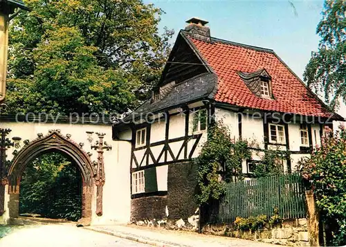 AK / Ansichtskarte Goslar Tor und Altes Torhaus am Kloster Frankenberg Kat. Goslar