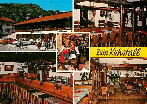 AK / Ansichtskarte Reit Winkl Zum Kuhstall Tanzlokal Unterhaltungslokal Cafe Kat. Reit im Winkl
