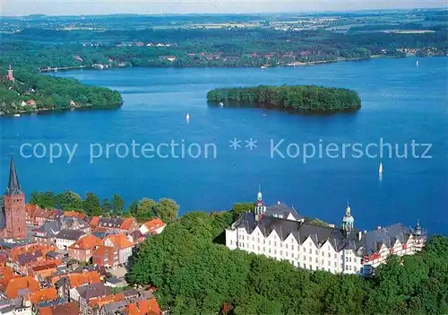 AK / Ansichtskarte Ploen See Schloss Holsteinische Schweiz Fliegeraufnahme Kat. Ploen
