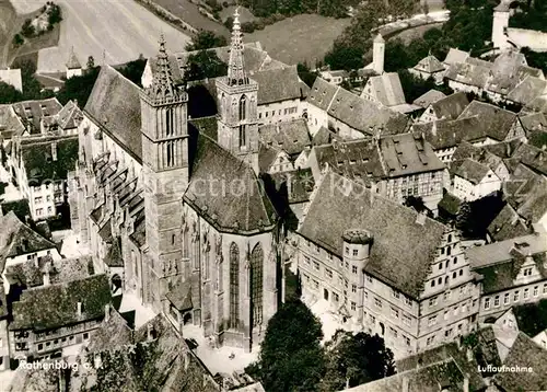 AK / Ansichtskarte Rothenburg Tauber St Jakobskirche Altstadt Fliegeraufnahme Kat. Rothenburg ob der Tauber