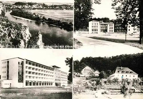 AK / Ansichtskarte Bad Abbach Donau Panorama Krankenhaus Kurhaus