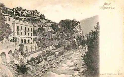 AK / Ansichtskarte Meran Merano Gilfpromenade