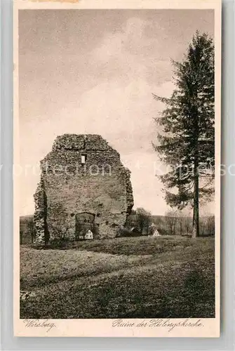 AK / Ansichtskarte Wirsberg Ruine der Heilingskirche Kat. Wirsberg