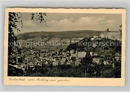 AK / Ansichtskarte Kulmbach Stadtblick mit Plassenburg Kat. Kulmbach
