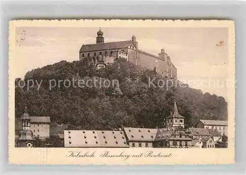 AK / Ansichtskarte Kulmbach Rentamt mit Plassenburg Kat. Kulmbach