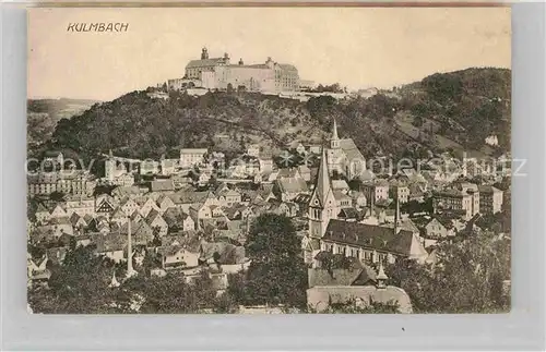 AK / Ansichtskarte Kulmbach Stadtblick mit Plassenburg Kat. Kulmbach